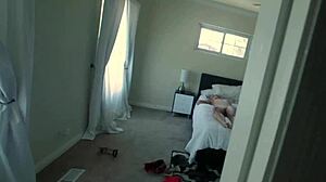 Stepsister's secret stripper life gets exposed by her bro, leading to intense blackmail and hardcore POV riding on his massive cock.