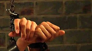 Intense Emotions in Hard Lesbian Doggystyle with Bound Slave