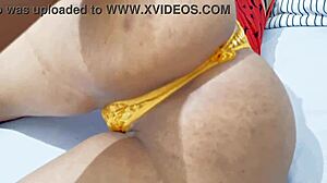 I Finger Stepmom's Big Beautiful Ass And Hairy Pussy POV