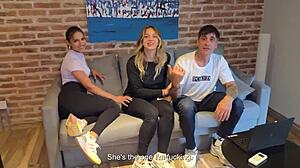 Quartet with my boyfriend and his dad felt delicious with dirty talk