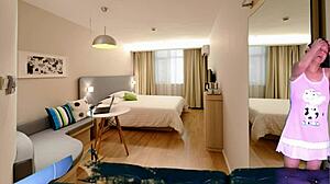 House Maid Agarabas and Olpr in Close-Up Outdoor Blowjob and Handjob