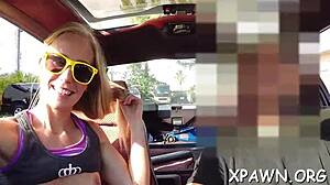 Young amateur slut gets drilled hard in backroom casting session