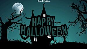 She came back from the Halloween party all stretched out and full of cum after that wild session