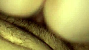 Big cock closeup pounding horny pussy in homemade amateur action with cum finish