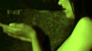 im watchin this sexy indian brunette dancin nude in her erotic teasin ritual session