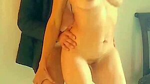 I Feel So Passionate with This Standing Doggystyle Sex and Delicious Moans from Petite Latina Brunette