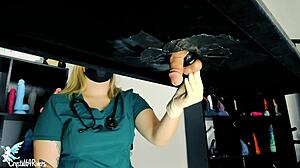 Naughty Nurse Uses Milking Table With Toys On Patient