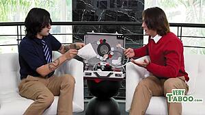 Naughty family inception with daddy watching uncle fuck. It's a taboo group thing.  