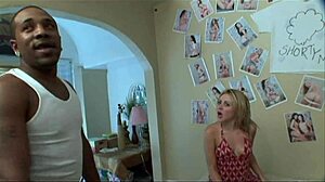 Blonde Teen 18+ Takes Monster Cock In Fishnets And Lingerie. She Rides Cowgirl With Deepthroat And Gaping Asshole Action.