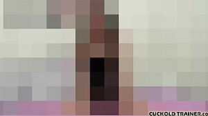 Wife takes hardcore fucking from bull in front of cuckold husband pov