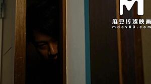 You won't believe this - I'm watching my big tits Asian milf wife in a cuckold threesome, bent over and riding hard.