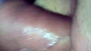 Big cock closeup pounding horny pussy in homemade amateur action with cum finish