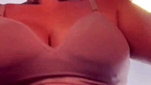 Influencer Famosa Trains in Sports Bra at Gym While Guys Stare at Her Wet Legs and Soaked Pussy