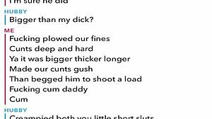 Sexting and cuckolding old husband on snap chat with steamy web chat vibes