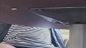 Got Caught Filming Wife Upskirt - What A Wet Pussy Flash!