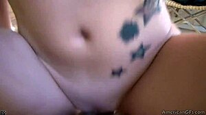 pretty alexa gives blowjob and fucks in closeup