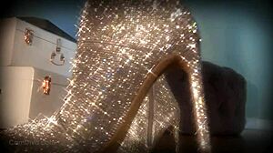 Mesmerize Her Slave With Sparkle Boots