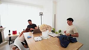 Masturbation Homemade Video With My Big Black Latex Dildo