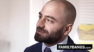 Business Man Hires His Sister-in-Law Adira Allure at Work! Jason Moody Fucks Her in Office with Cum on Ass!