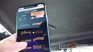 Jessii Van Riva teen girl enjoys cock in car pt 1