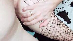 wealthy slender housewife milf seduces her young lover into wet pov anal assfucking in homemade tale