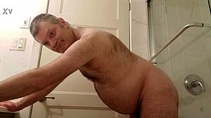 Nude Martin Lavallée Sodomizes Himself With Dildo In Bathroom 😈🚿