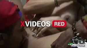 Insatiable fitness woman Yasmin Viana gets pounded by gym students in intense Brazilian session with big cock blowjob and orgasm