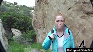 redhead penny pax & sarah shevon gotta suck & drain alex legends cock in outdoor pov group fucking! 🍆💦😉