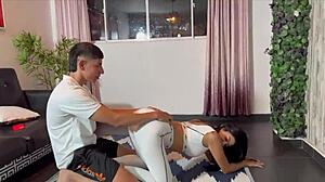 esteban gamboa the yoga instructor fucks this curvy latina teen who's thirsty for rough sex with his big cock 😈🍑