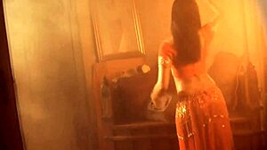 Hey, why does she sometimes strip down and dance completely naked like that?