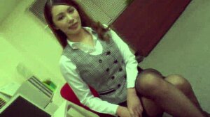 Asian Beauty With Big Tits Gets Intense Creampie In Japanese Office