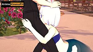 Cat girl gets fucked so rich on the beach!