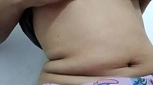 Video leaks of young 18+ woman touching herself in front of the camera homemade horny sexy hot big natural tits groping!