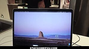 Pranking And Fucking Fat Ass Step Sister In Bubble Butt Hardcore During Quarantine