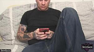 Nasty mature Sinn Sage gets her feet licked intensely! Then she delivers an epic footjob with blowjob and rough sex.