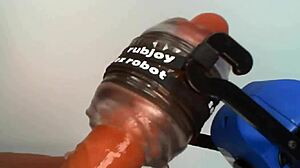 Sex toy demonstration with Rubjoy robot!