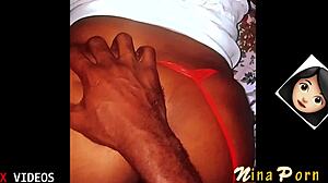 I was givin' my boyfriend a cowgirl ride on hidden cam, squirting all over his dick while he fucked me missionary style.