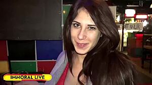 ayda swinger is cum hungry and lures her stepfather's pals into fucking her curvy body with riding and cowgirl