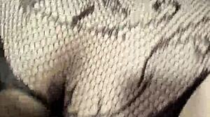 finally my wifes friend let me fuck her in lingerie