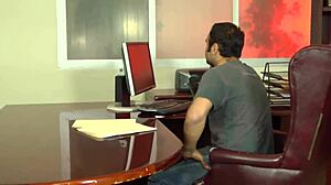 Hard costume quickie with rough orgasm