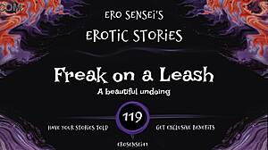 freak on a leash guides amateur through erotic pov masturbation to intense orgasm in reality fetish audio