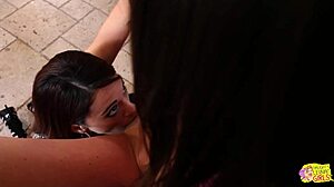 Spanking discipline in the kitchen fills eva long and kendra khalessi with lustful lesbian cravings for face sitting and pussy lick