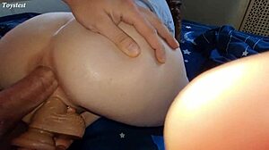 Double Penetration Wake-Up For Stepsister With Cock And Toy In DVP