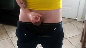 Flashed His Cock To Beautiful Girl In Garage. Cute Not Brother Gets Blowjob And Sucking With Licking And Masturbation.