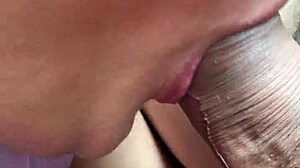 Person Wife Pours Yogurt On Cock And Licks It Clean In Chinese Blowjob Session