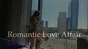 Romantic Cheating Affair with Angel Aaane in Lingerie Kissing
