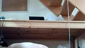 Bound milf slave humiliated with toys and licking in homemade bdsm session 😈