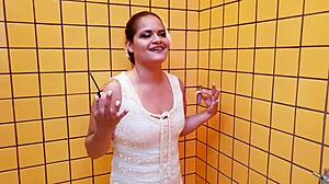 Paty Bumbum married famous Brazilian dwarf Ze Pequeno, then on honeymoon he wrecked my ass but made me cum hard.