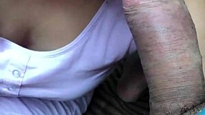 Person Wife Pours Yogurt On Cock And Licks It Clean In Chinese Blowjob Session