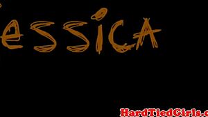 Suspended Ebony Slut Punished with Bondage in Garage